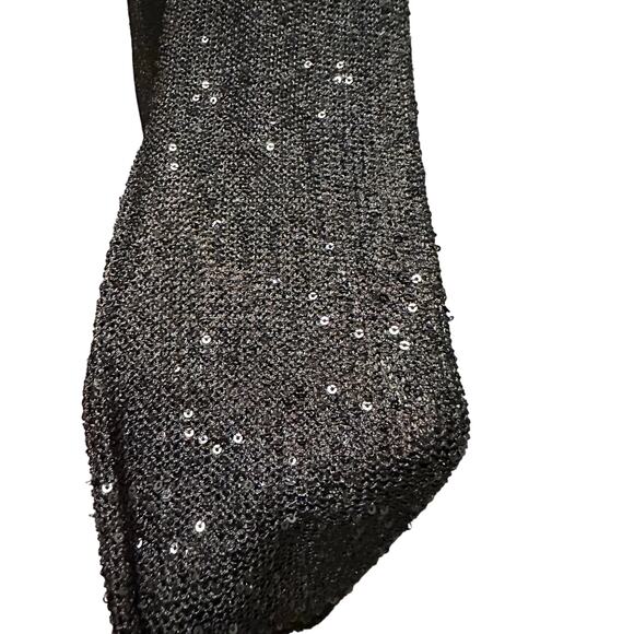 DKNY Sequin Embellished V-Neck Light Knit Sweater - XL - Picture 4 of 9